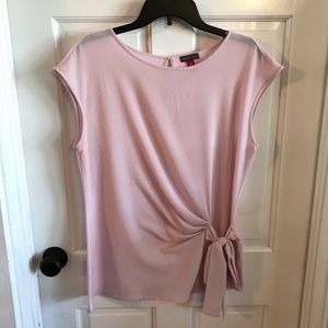 Vince Camuto Pink Faux Wrap Top